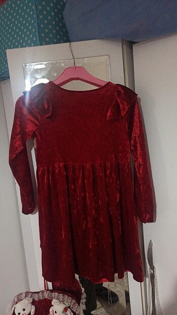 H&M Elbise kadife çocuk