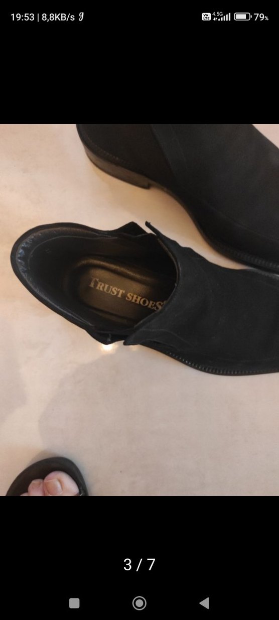 Siyah Süet Erkek Bot - Görsel 3