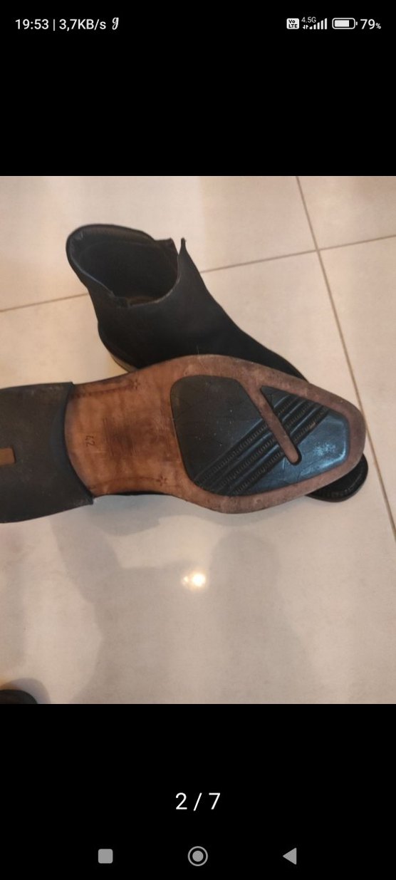 Siyah Süet Erkek Bot - Görsel 2