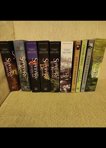  Shannara serisi 10 kitap ilk basım set