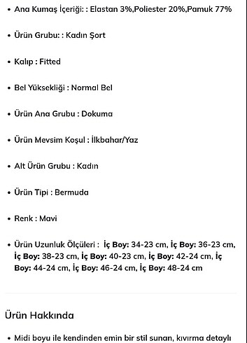 Denim jeans kot şort 34-xs beden - Görsel 3