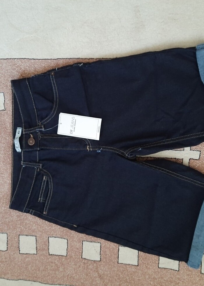 Denim jeans kot şort 34-xs beden - Görsel 5