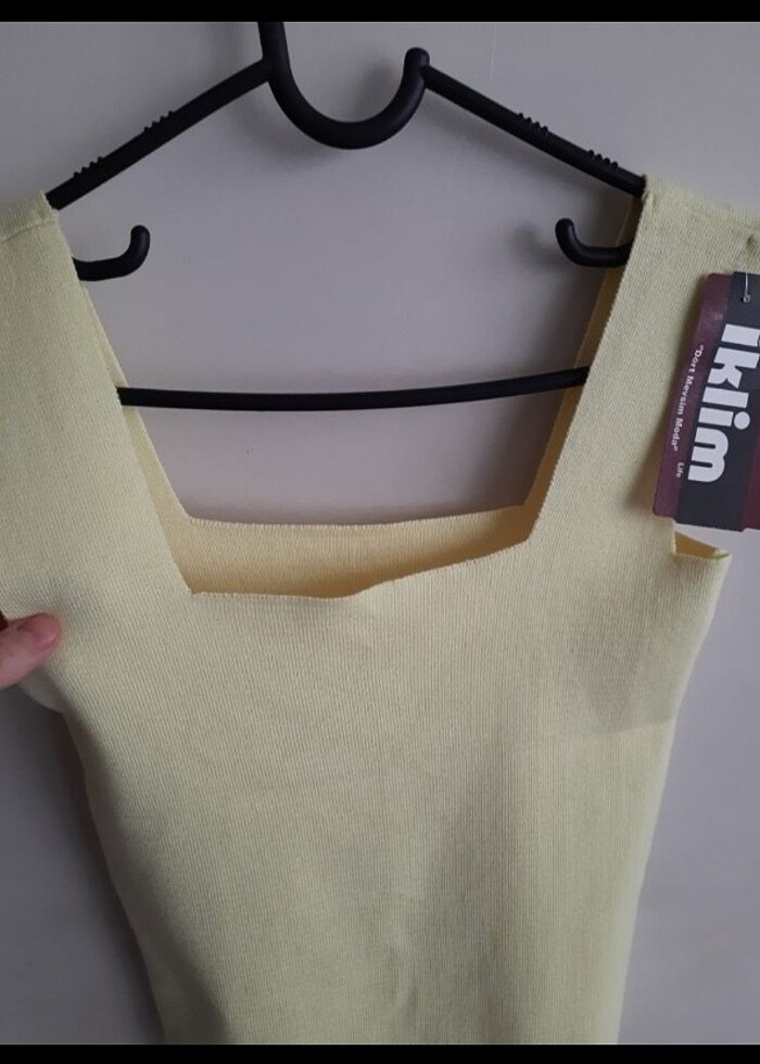 Örme kolsuz bluz  - Görsel 2