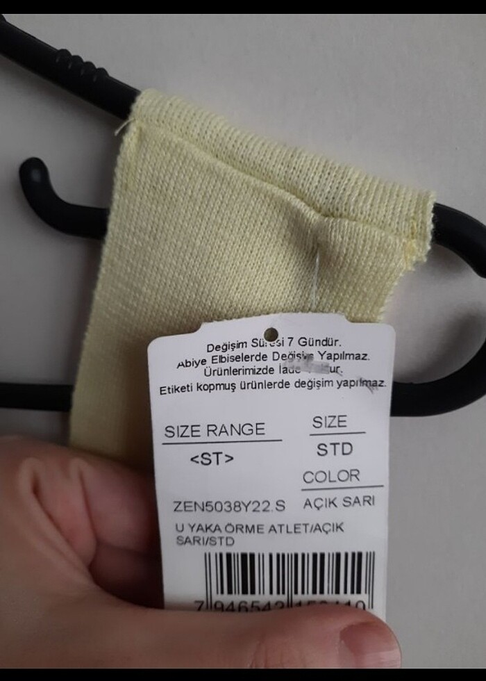 Örme kolsuz bluz  - Görsel 3