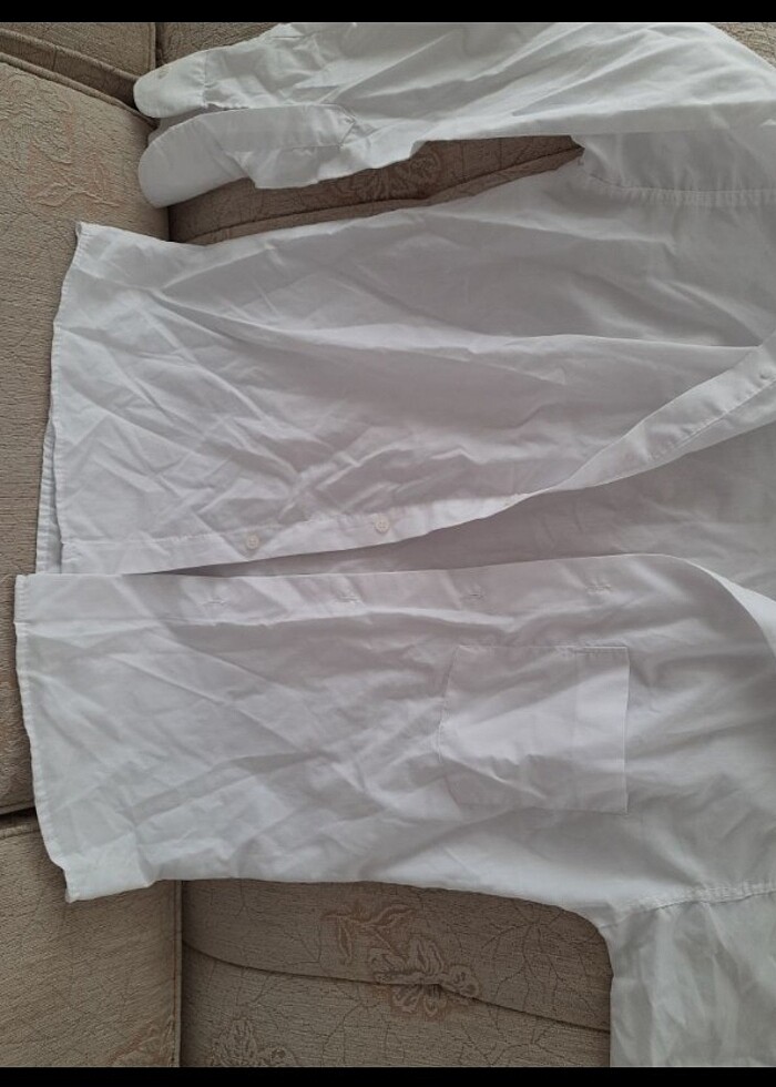 Beyaz gömlek okul gömleği - Görsel 3