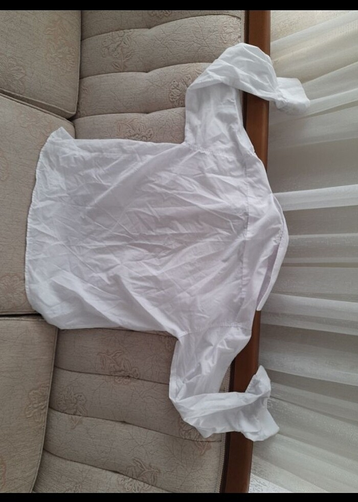 Beyaz gömlek okul gömleği - Görsel 5