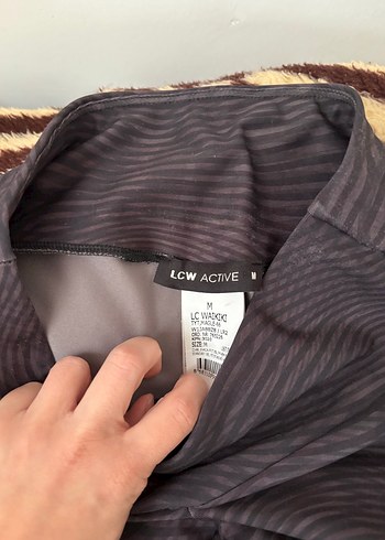 Mor Zebra Desenli Kadın sporcu Tayt - Görsel 2