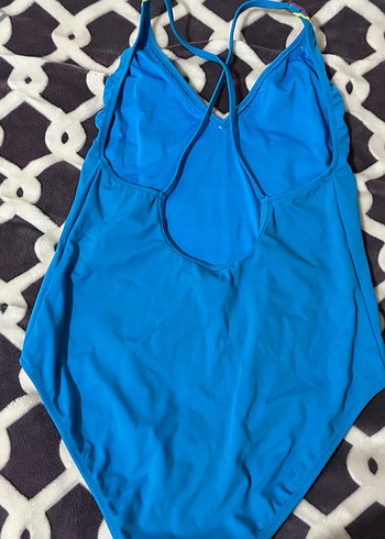 Nakışlı ve Boncuklu Mavi Bohem Mayo - Görsel 2