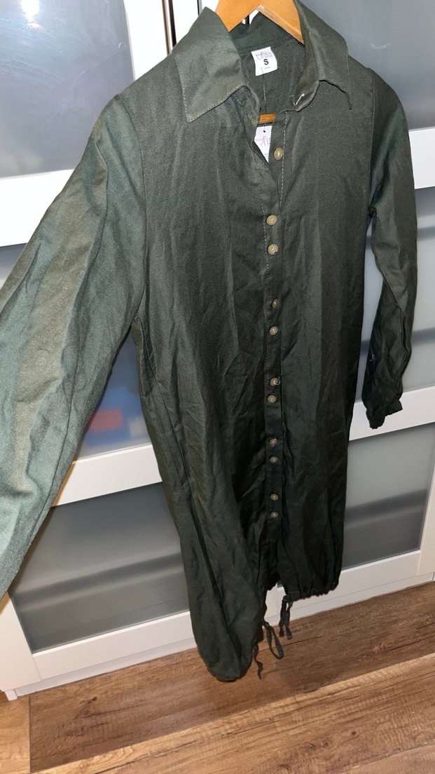 Düğmeli, Uzun Kollu Tunik Elbise - Görsel 2