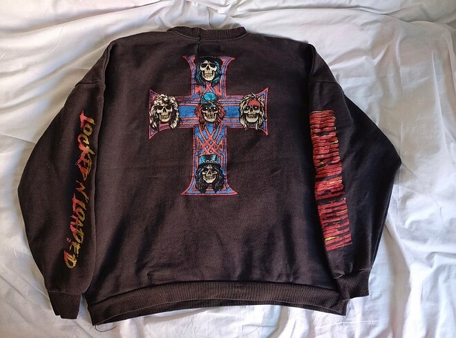 Guns and roses sweatshirt pull and bear