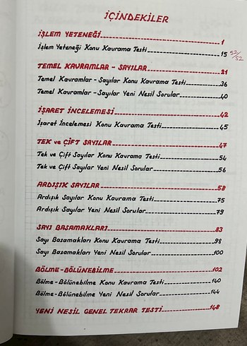 Tyt matematik Seti 8 fasikül kr akademi yayınları el yazısı konu