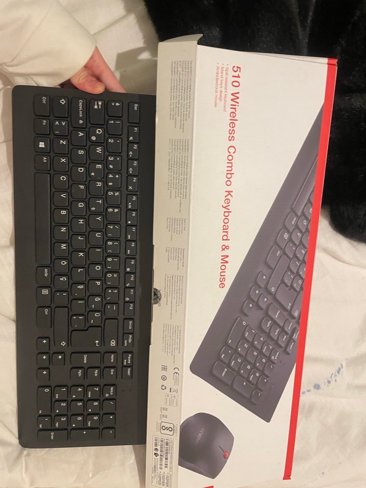 Lenovo 510 Kablosuz Klavye  Siyah - Görsel 2