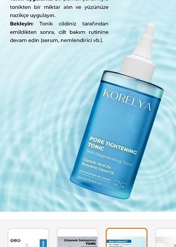 Korelya Gözenek Sıkılaştırıcı Tonik 200 ml - Görsel 3