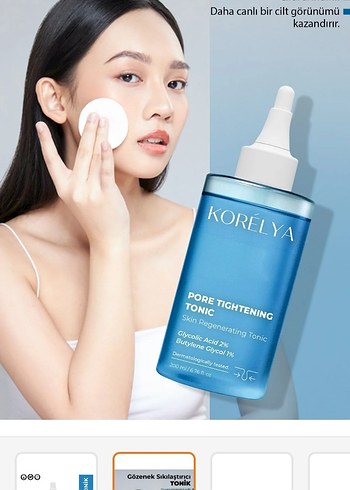 Korelya Gözenek Sıkılaştırıcı Tonik 200 ml - Görsel 2