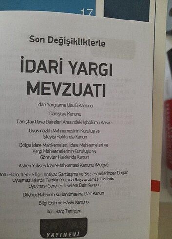  Beden Renk İdari yargı mevzuatı