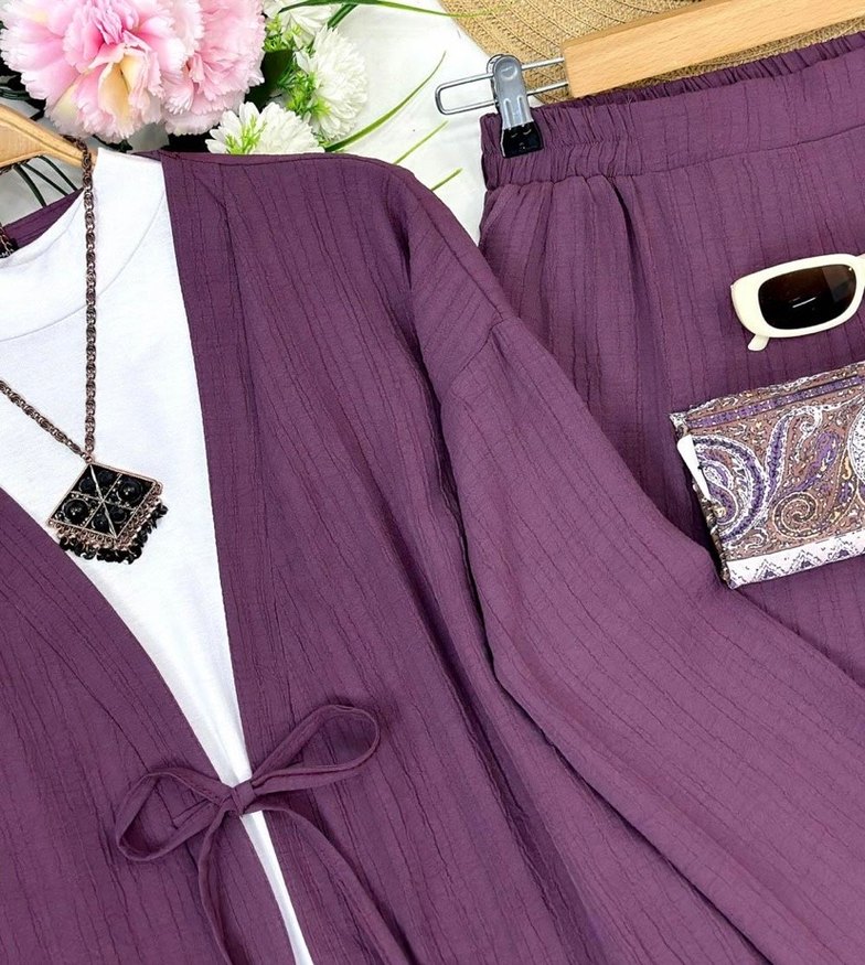 Bohem Uzun Mor Takım - Görsel 2