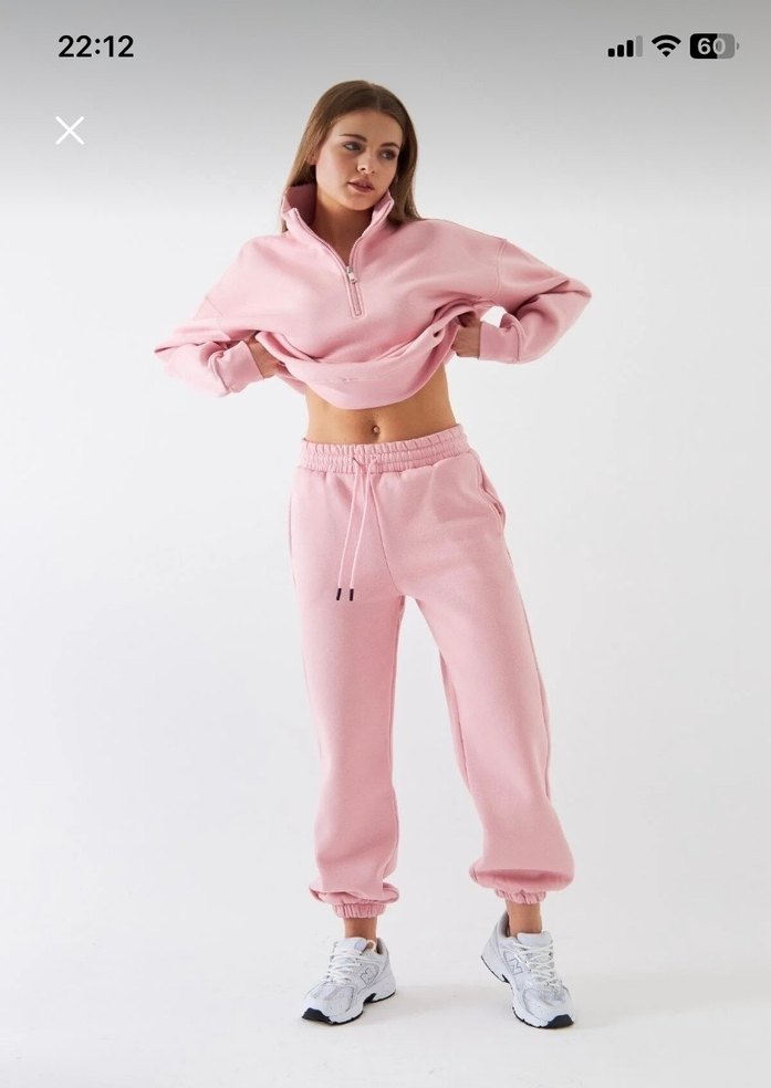 Pembe Kadın Rahat Kesim Eşofman Takımı - Görsel 2