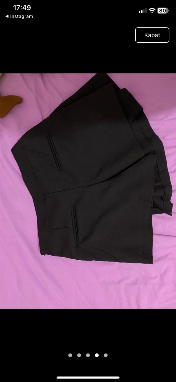 Şort etek siyah - Görsel 2
