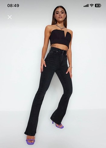 Siyah kot Pantolon - Görsel 2