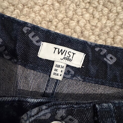 xs Beden Twist jean şort
