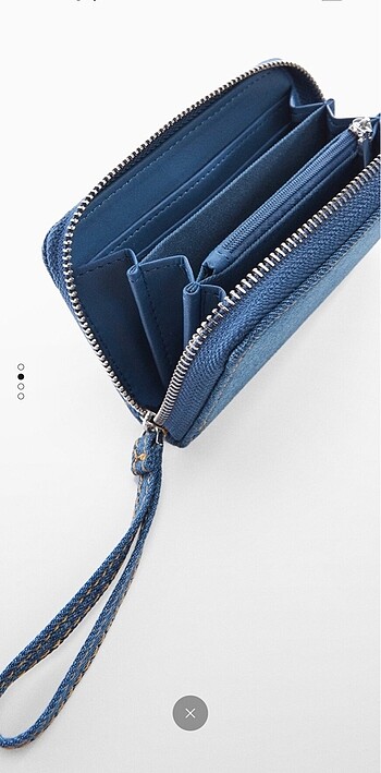 Beden Mango denim cüzdan