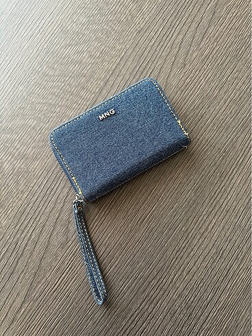 Mango denim cüzdan