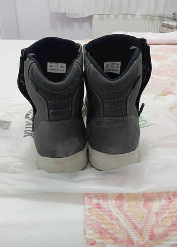 Gri Bağcıklı Erkek motosiklet botu - Görsel 6