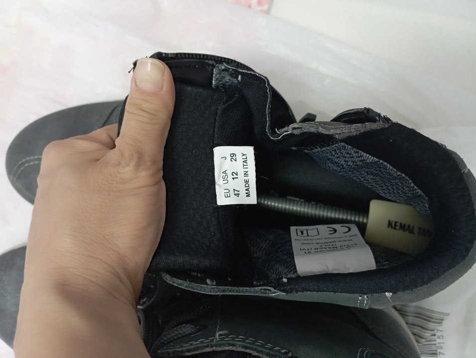 Gri Bağcıklı Erkek motosiklet botu - Görsel 2