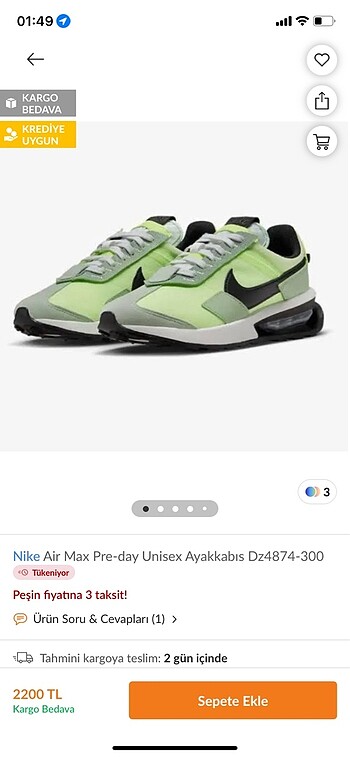 Nike #nike Air Max Pre-Day Ayakkabı