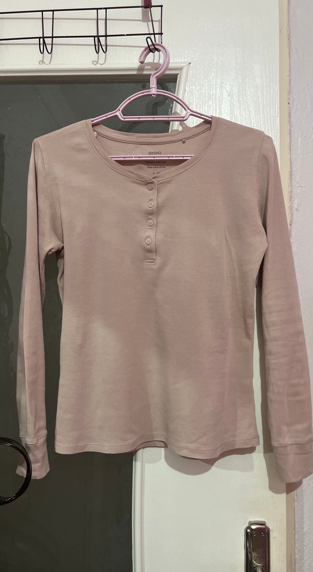 Oysho Pembe Üst %100 Organik Pamuk - Görsel 3