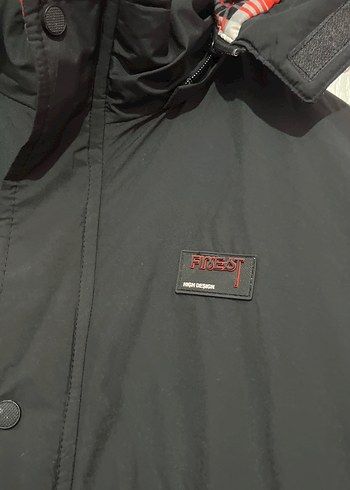 Kapüşonlu Siyah Fermuarlı Erkek Mont - Görsel 4