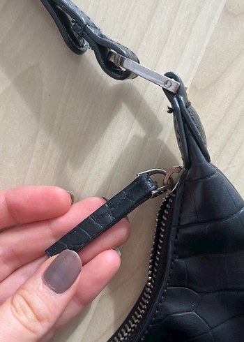 Mango deri çanta - Görsel 6