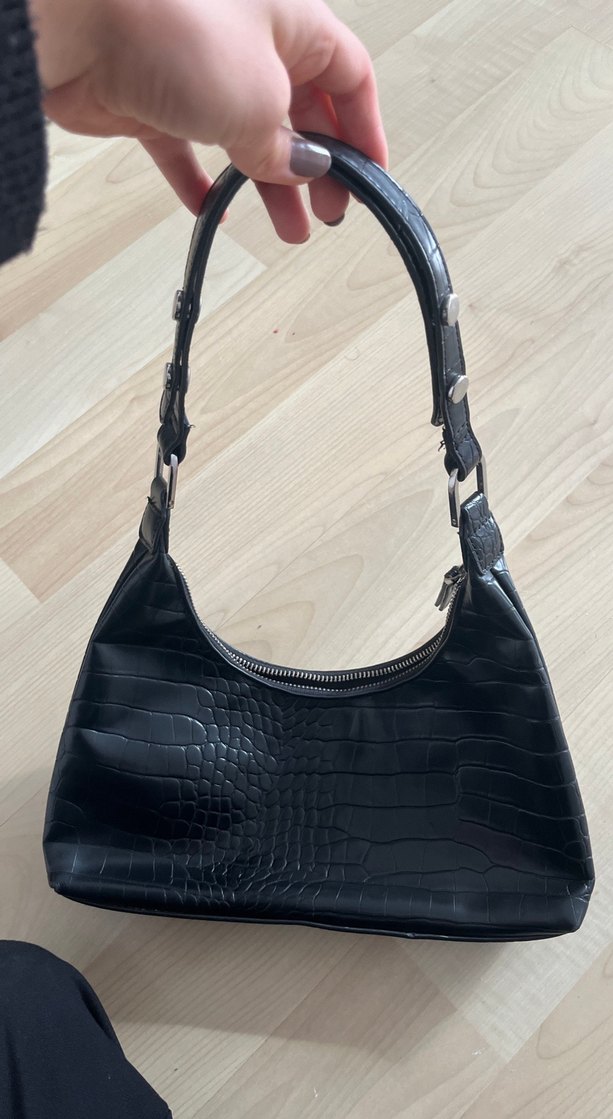 Mango deri çanta - Görsel 5