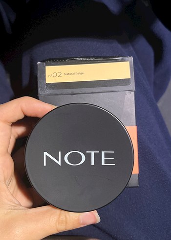 Note No 02 Natural Beige Kompakt Pudra