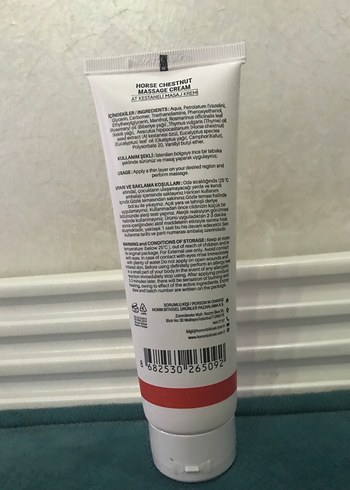 Homm Bitkisel At Kestaneli Masaj Kremi 125 ml - Görsel 4