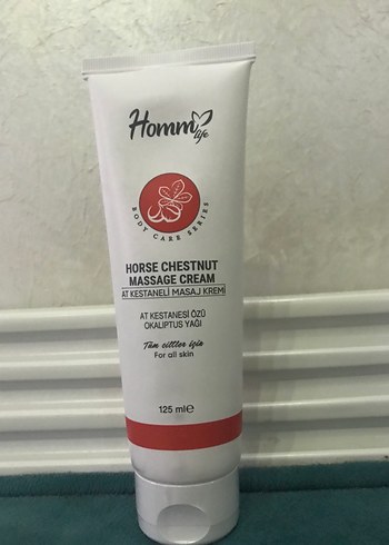 Homm Bitkisel At Kestaneli Masaj Kremi 125 ml - Görsel 2