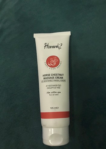 Homm Bitkisel At Kestaneli Masaj Kremi 125 ml - Görsel 3