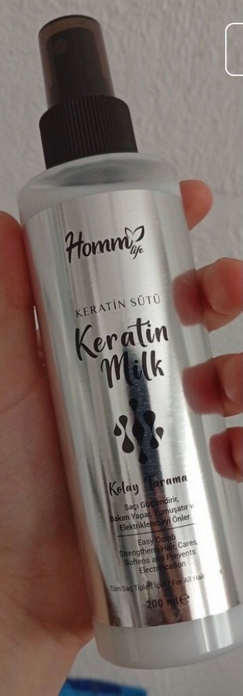 Homm Bitkisel Life Keratin Saç Sütü - Saç Bakım Spreyi - Görsel 4