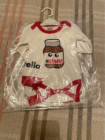 Diğer Üçlü unisex nutella takım