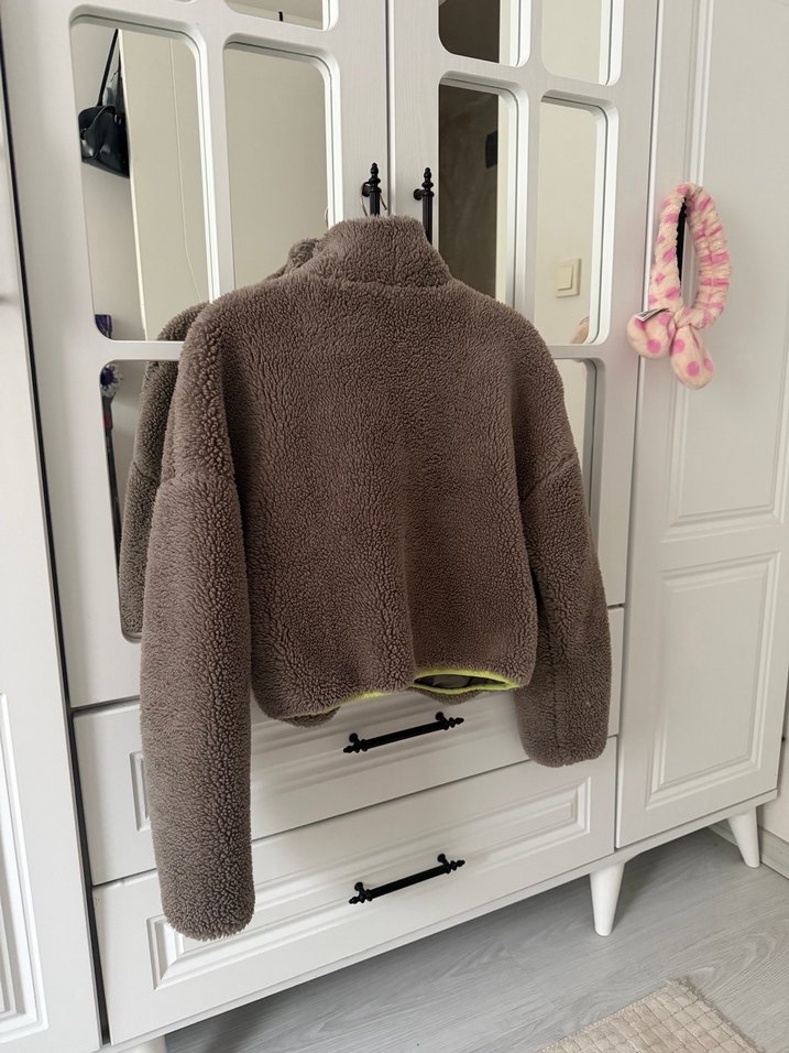 Pull bear yün ceket - Görsel 4