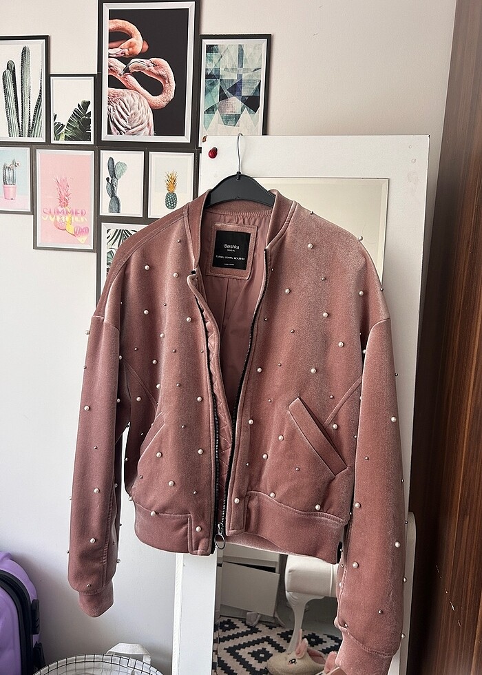 bershka bomber ceket - Görsel 2