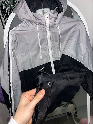 m Beden mor Renk Yagmurluk oversize