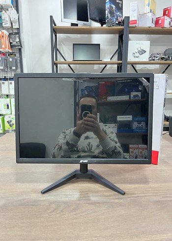 Sıfır 19 inç Siyah Geniş Ekran LED Monitör - Görsel 2