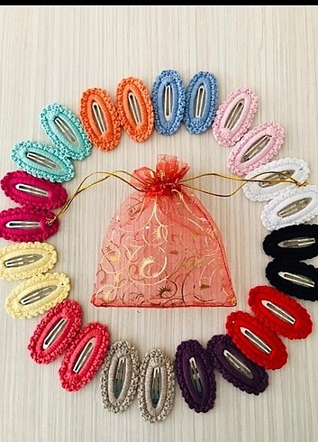 5 cm çıtçıtlı örgü toka 