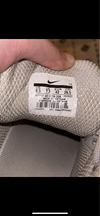 36 Beden Nike spor ayakkabı