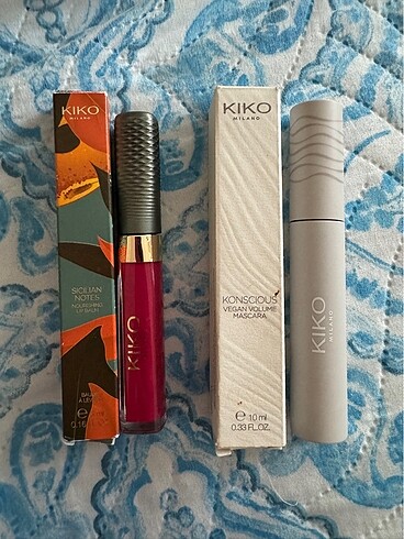 Kiko lip gloss maskara