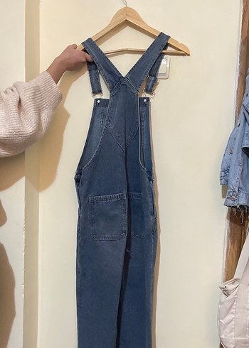 Kadın Denim Tulum - Görsel 4