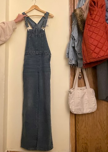 Kadın Denim Tulum - Görsel 2