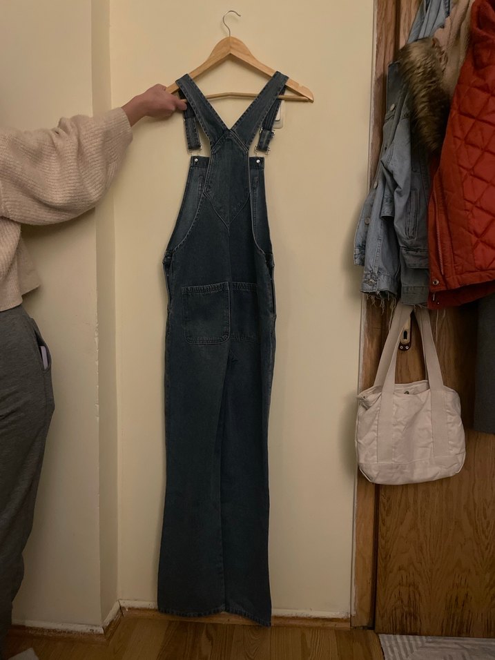 Kadın Denim Tulum - Görsel 3