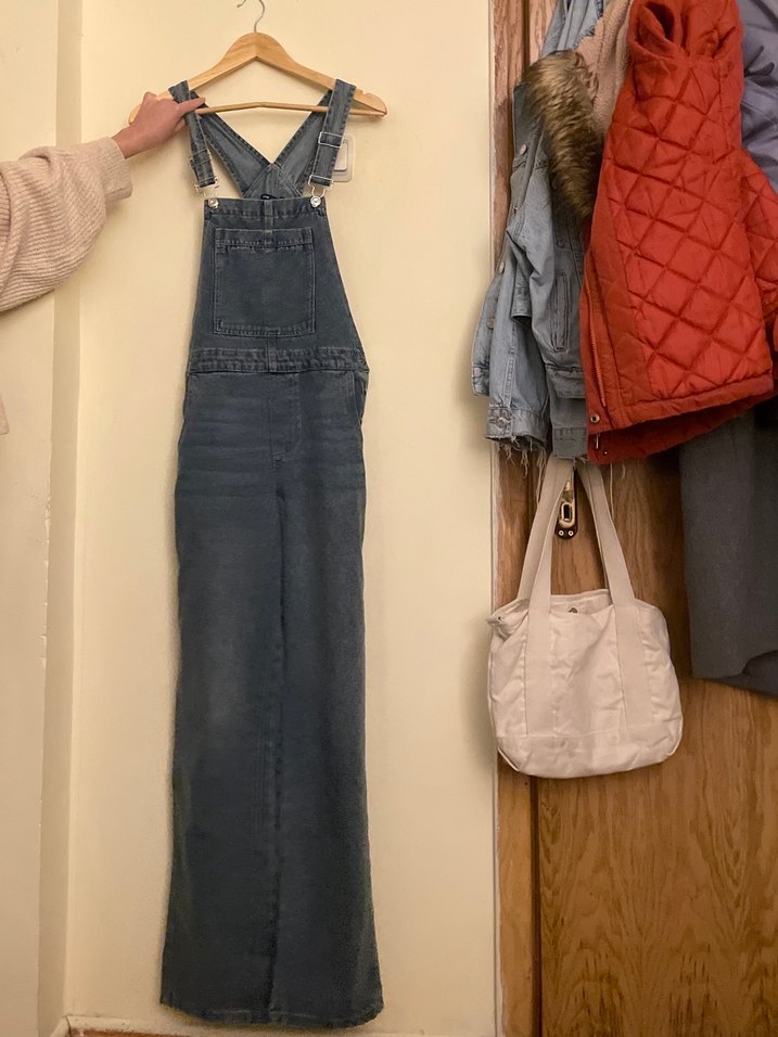 Kadın Denim Tulum - Görsel 2